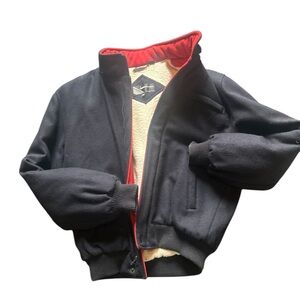 Members Only Vintage Wool Bomber jacket size 38